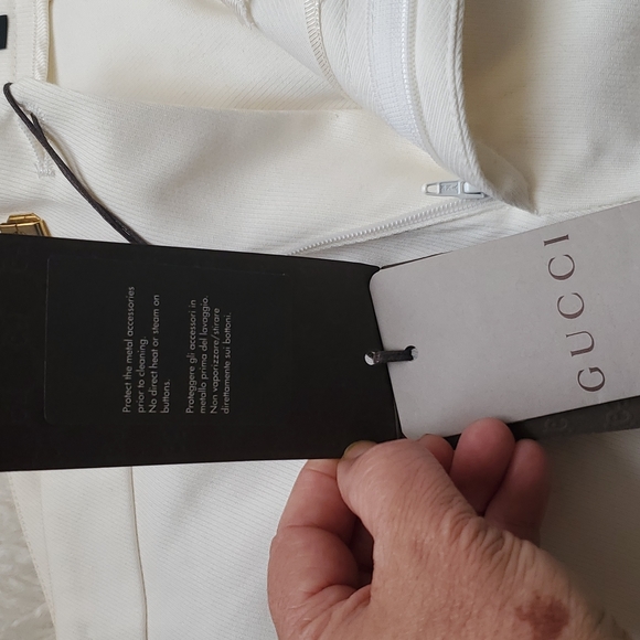 NWT Gucci pants, cream, seize 40, NWT - Picture 11 of 15